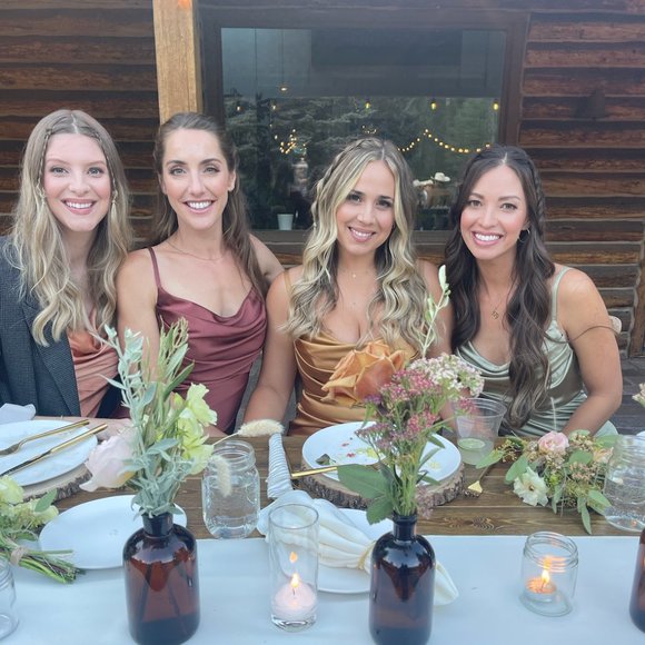 REVELRY SKYE SATIN DRESS - Picture 4 of 4